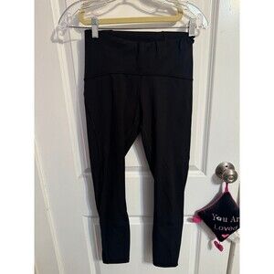 Lululemon Black Wunder Under Mesh Leggings - Flywheel